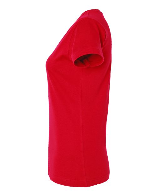 LAT Women's Fine Jersey V-Neck Tee 3507