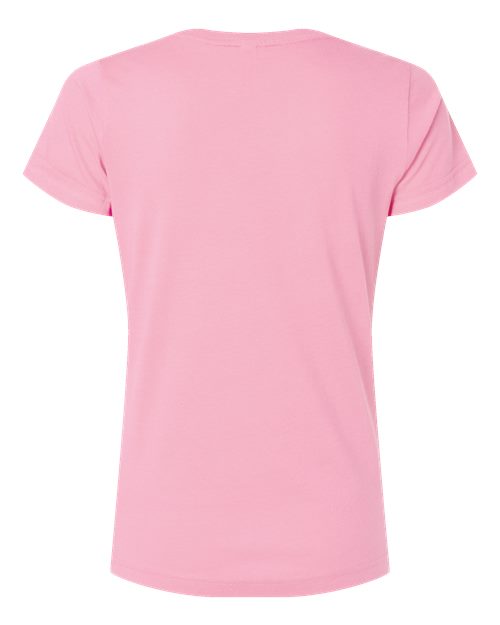 LAT Women's Fine Jersey V-Neck Tee 3507