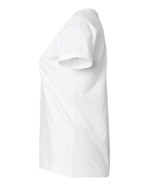 LAT Women's Fine Jersey V-Neck Tee 3507
