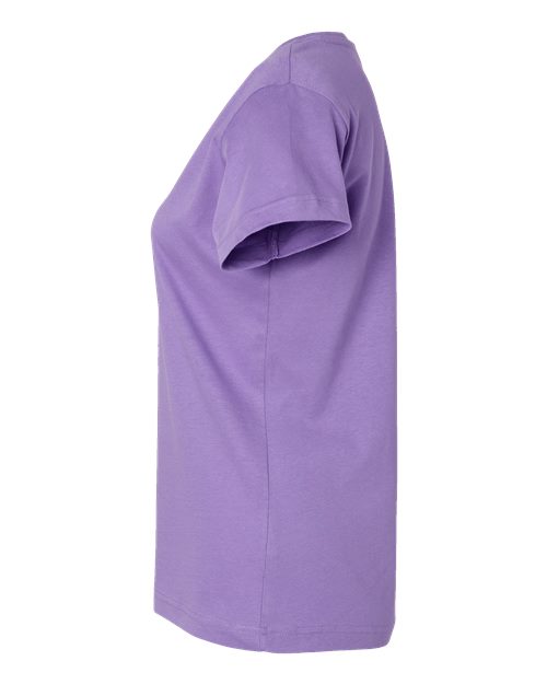 LAT Women's Fine Jersey V-Neck Tee 3507