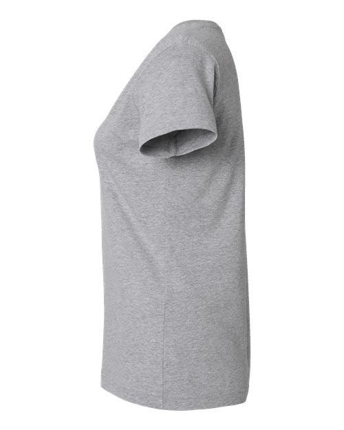 LAT Women's Fine Jersey V-Neck Tee 3507
