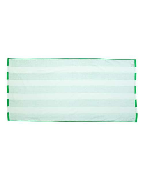 Carmel Towel Company Cabana Stripe Velour Beach Towel C3060S