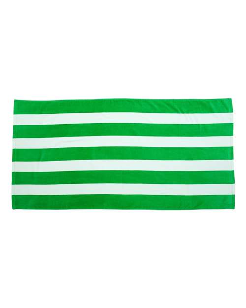 Carmel Towel Company Cabana Stripe Velour Beach Towel C3060S