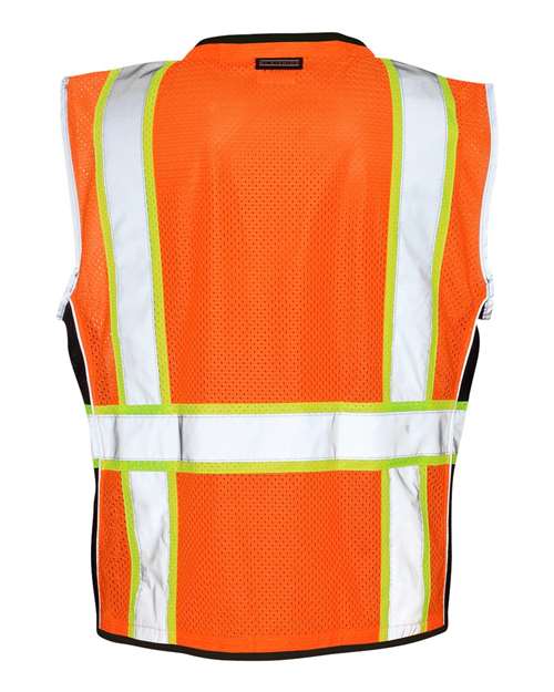 Kishigo Unisex Premium Black Series® Heavy-Duty Vest 1513-1514
