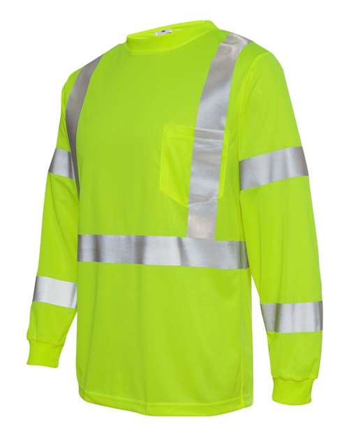 Kishigo Unisex Long Sleeve Class 3 T-Shirt 9145-9146