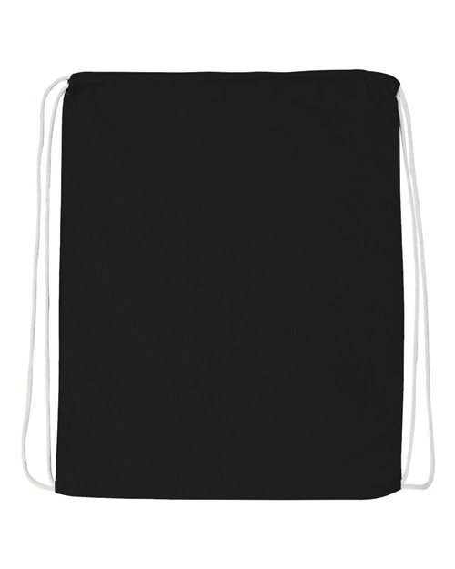 Q-Tees Economical Cotton Drawstring Bag Q4500