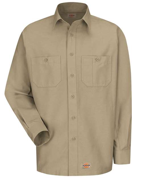 Dickies Men's Tall Long Sleeve Work Shirt WS10T