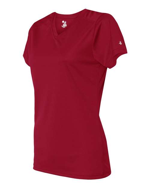 Badger Women’s B-Core V-Neck T-Shirt 4162