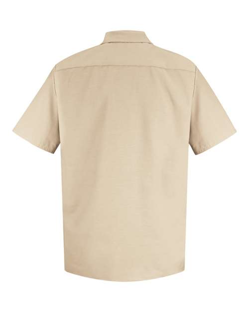 Red Kap Men's Specialized Short Sleeve Pocketless Work Shirt SP26