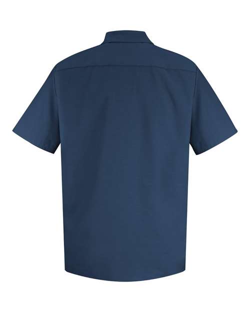 Red Kap Men's Specialized Short Sleeve Pocketless Work Shirt SP26
