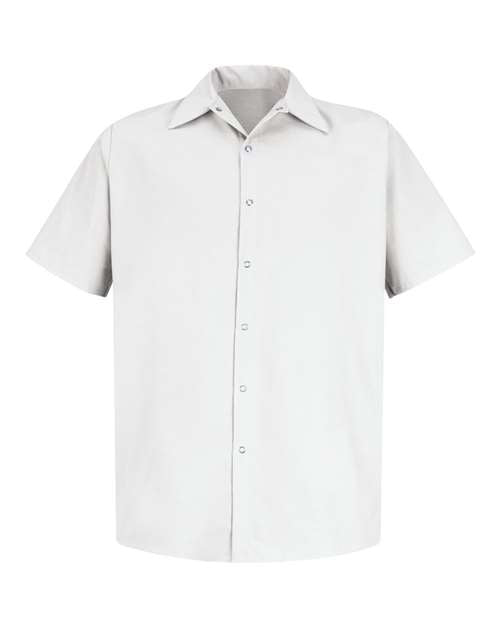Red Kap Men's Specialized Short Sleeve Pocketless Work Shirt SP26