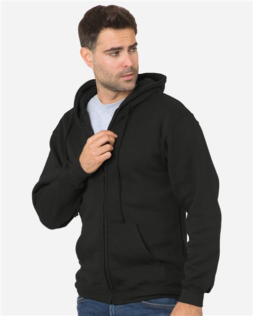 Bayside Unisex USA-Made Full-Zip Hooded Sweatshirt 900