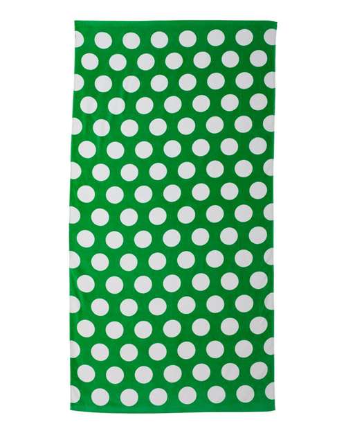 Carmel Towel Company Polka Dot Velour Beach Towel C3060P