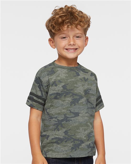 Rabbit Skins Toddler Football Fine Jersey Tee 3037