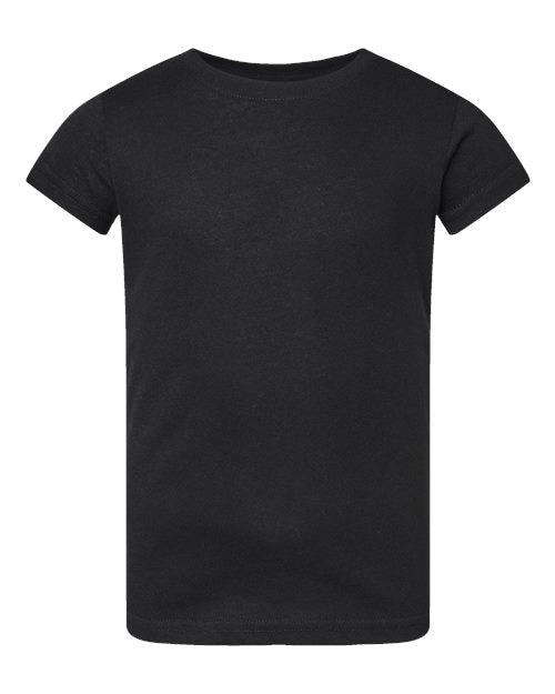 Rabbit Skins Toddler Girls Fine Jersey Tee 3316