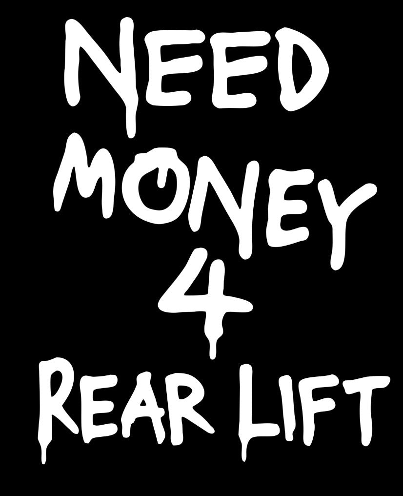 Need Money 4 Rear Lift Hoodie