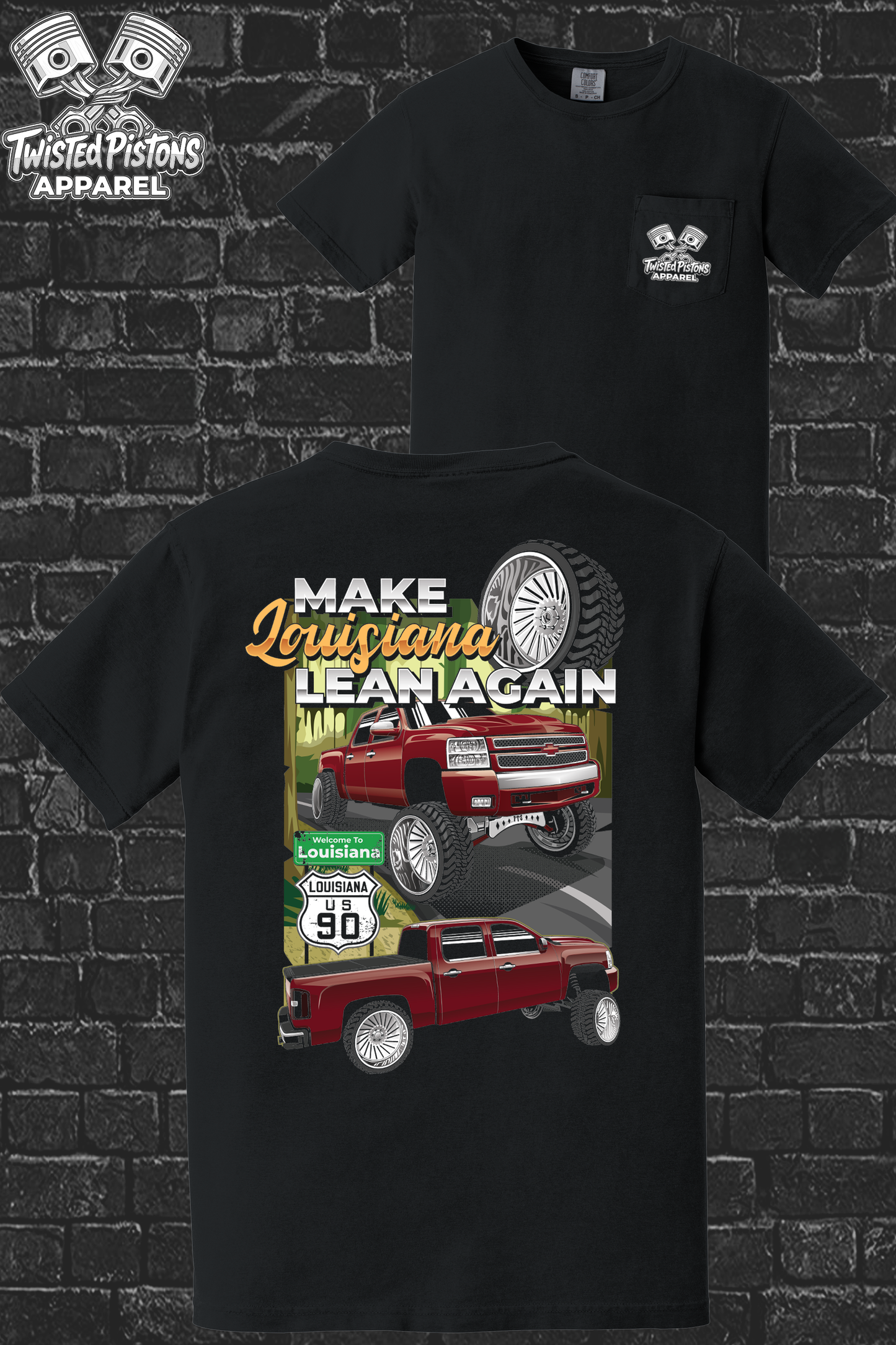 Make Louisiana Lean Again Pocket tee