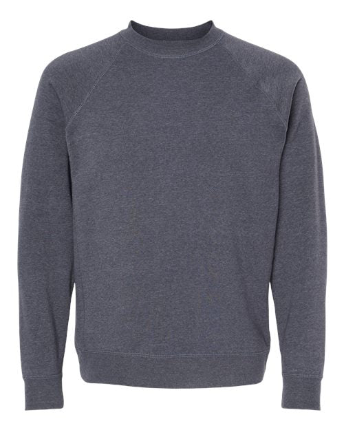 Independent Trading Co. Unisex Special Blend Raglan Crewneck Sweatshirt PRM30SBC