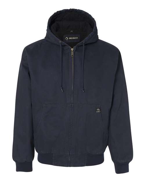 DRI DUCK Men's Cheyenne Boulder Cloth™ Hooded Jacket with Tricot Quilt Lining 5020