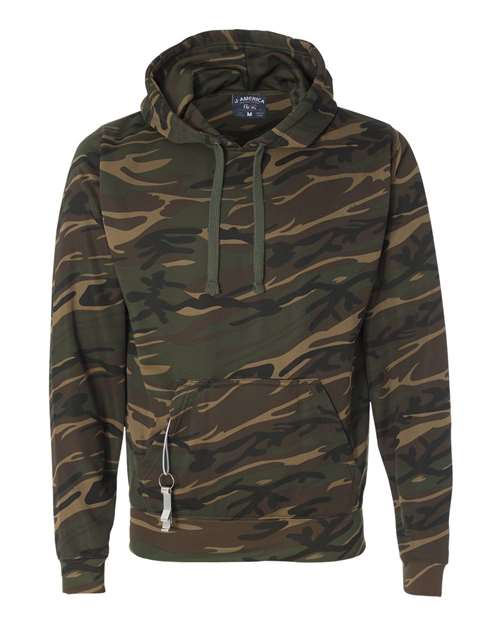 J. America Men's Polyester Tailgate Hooded Sweatshirt 8615