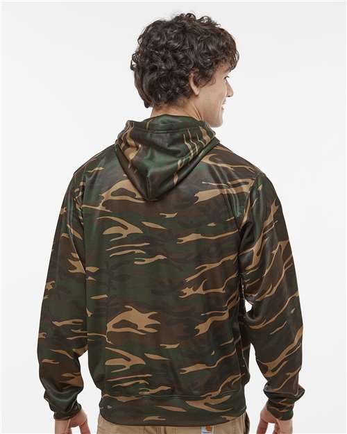 J. America Men's Polyester Tailgate Hooded Sweatshirt 8615