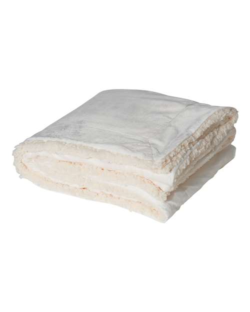 Alpine Fleece Micro Mink Sherpa Blanket 8712