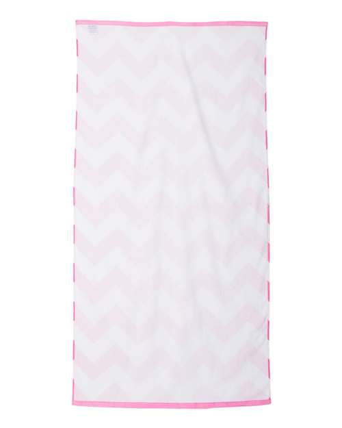 Carmel Towel Company Chevron Velour Beach Towel C3060X