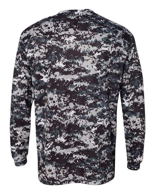 Badger Men's Digital Camo Long Sleeve T-Shirt 4184
