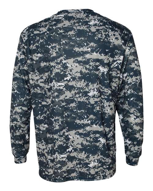 Badger Men's Digital Camo Long Sleeve T-Shirt 4184