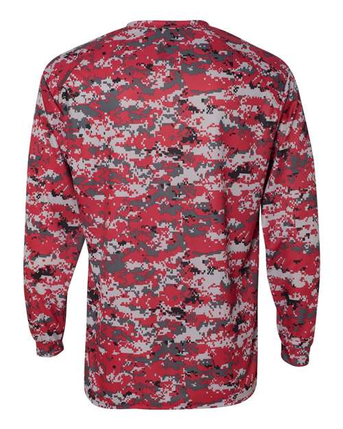 Badger Men's Digital Camo Long Sleeve T-Shirt 4184