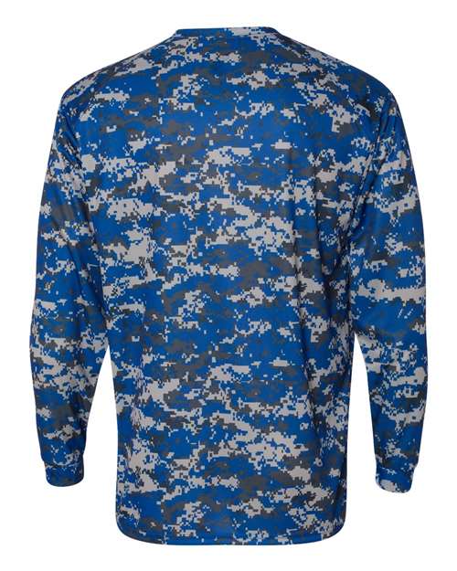 Badger Men's Digital Camo Long Sleeve T-Shirt 4184