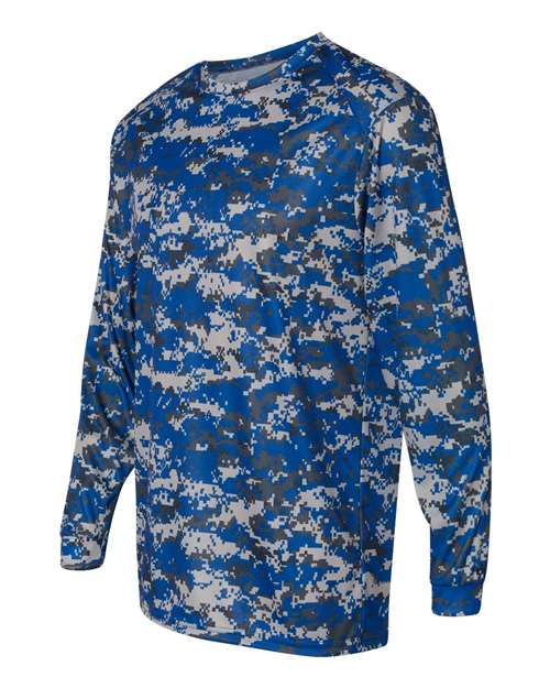 Badger Men's Digital Camo Long Sleeve T-Shirt 4184