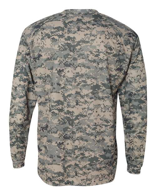 Badger Men's Digital Camo Long Sleeve T-Shirt 4184