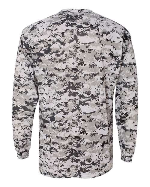 Badger Men's Digital Camo Long Sleeve T-Shirt 4184