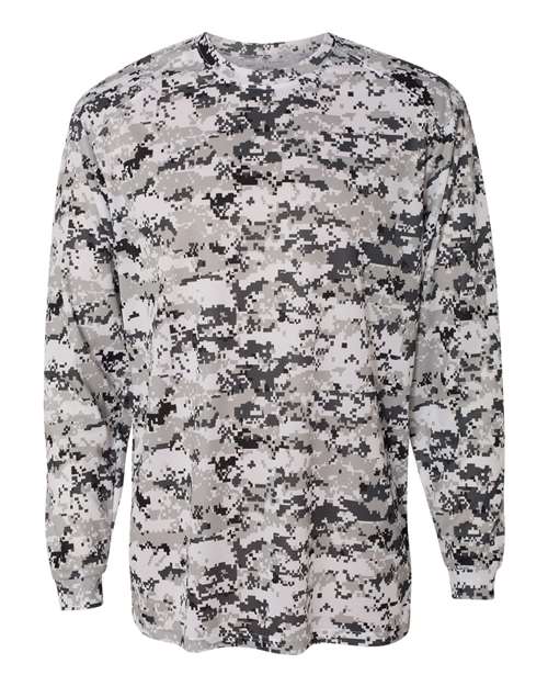 Badger Men's Digital Camo Long Sleeve T-Shirt 4184
