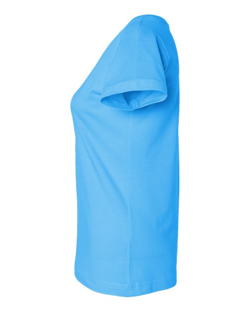 LAT Women's Fine Jersey V-Neck Tee 3507