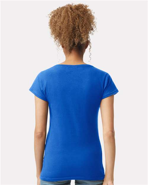 Gildan Women's Softstyle® V-Neck T-Shirt 64V00L