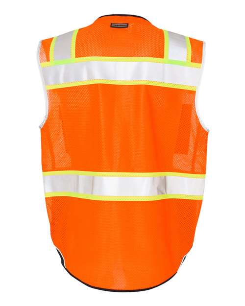 Kishigo Unisex Premium Black Series® Black Bottom Class 2 Vest 1515-1516
