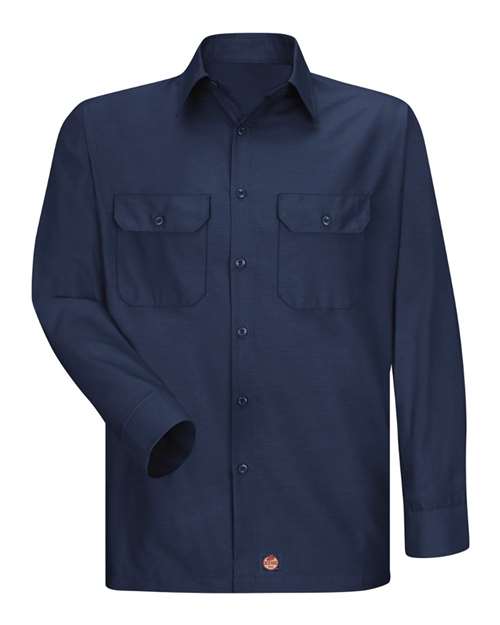 Red Kap Men's Ripstop Long Sleeve Shirt SY50