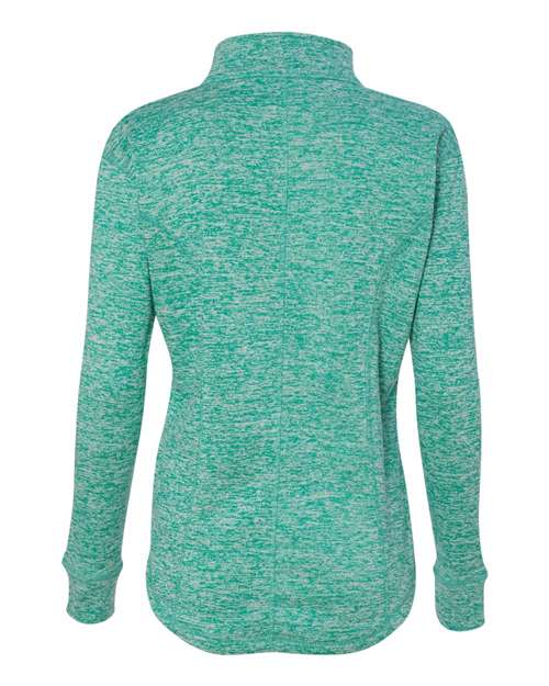J. America Women's Cosmic Fleece Quarter-Zip Pullover 8617