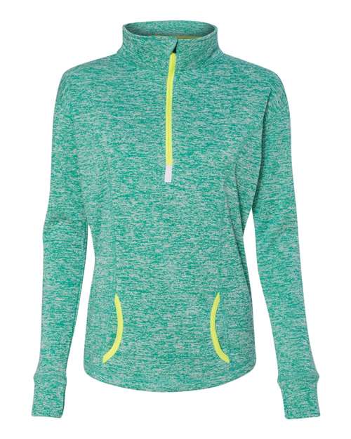 J. America Women's Cosmic Fleece Quarter-Zip Pullover 8617