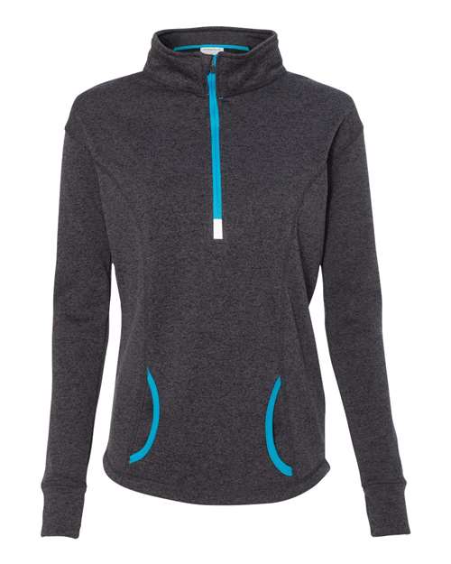 J. America Women's Cosmic Fleece Quarter-Zip Pullover 8617