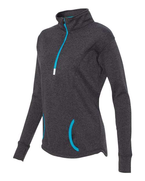 J. America Women's Cosmic Fleece Quarter-Zip Pullover 8617