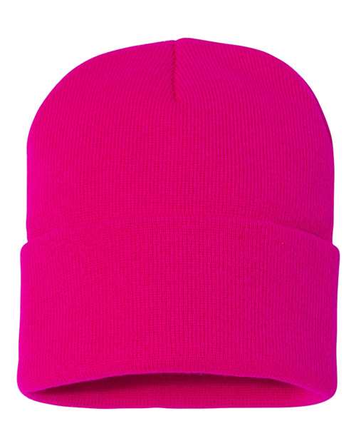 Sportsman 12" Solid Cuffed Beanie SP12