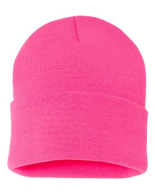 Sportsman 12" Solid Cuffed Beanie SP12