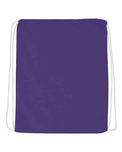Q-Tees Economical Cotton Drawstring Bag Q4500