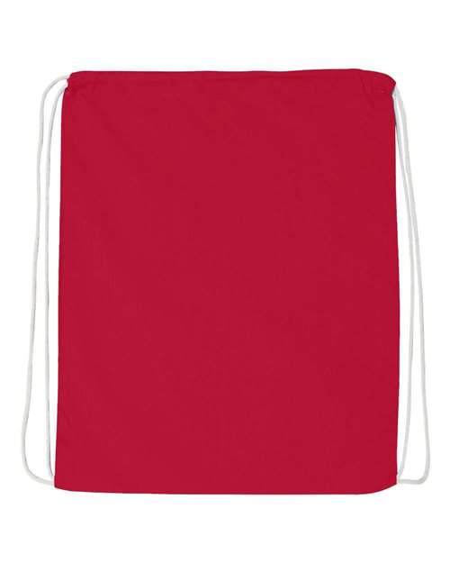Q-Tees Economical Cotton Drawstring Bag Q4500