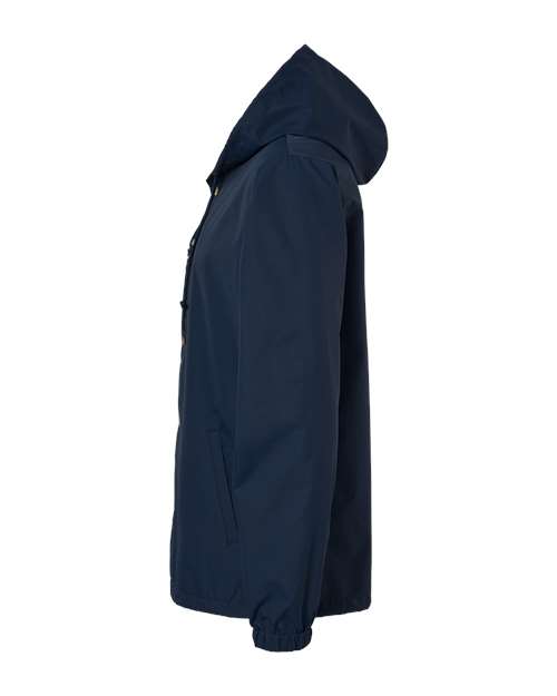 Independent Trading Co. Men's Water-Resistant Hooded Windbreaker EXP95NB