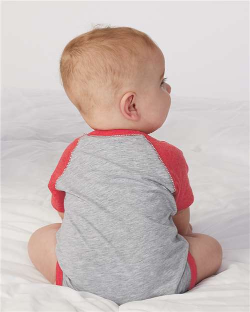 Rabbit Skins Infant Baseball Fine Jersey Bodysuit 4430