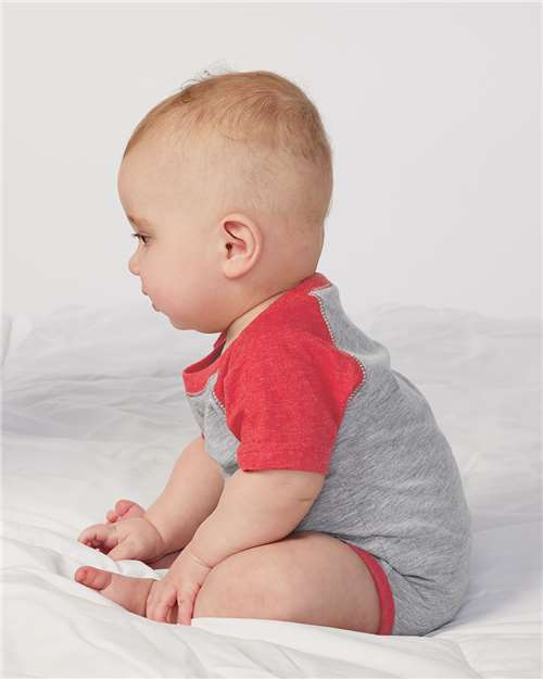 Rabbit Skins Infant Baseball Fine Jersey Bodysuit 4430